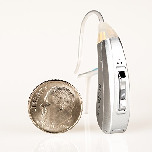Hearing Amplifier Aid to Assist Adults and Seniors, OTC Personal Sound Enhancement Device | Otofonix Encore (Pair, Gray)