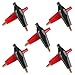 DROK 20pcs Insulated Alligator Clips Electrical Large - 1.77 inch/45mm 10A Pure Copper Alligator Clips for Multimeter