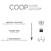 Coop Home Goods - Memory Foam Lumbar Support Back Cushion - Infused with Bamboo Charcoal- Professional Design-Ventilated to Stay Cool with Adjustable Stay Put Strap Orthopedic Pain Relief