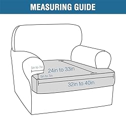 H.VERSAILTEX Stretch Chair Sofa Slipcover T Cushion