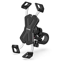 Bike Phone Mount - RYYMX Bicycle Phone Holder : 360° Rotation Adjustable Motorcycle Phone Mount for iPhone Xs Max XR X 8 7 6 Plus, Samsung S10+ S9 S8, Note 10 9 8, GPS, 4-7 inches Android Cell Phones