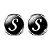 JIAYIQI S Pattern Cufflinks Classical Men's Tuxedo Suits Cuff Links