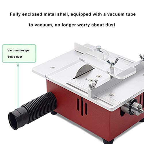 FZYE Mini tragbare Tischkreissägen Multifunktionales Sägeblatt-Hebeschneiden Einstellbare Geschwindigkeit für das… – Bild 4