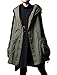 Mordenmiss Women's Sleeveless Coat Vest Hoodie Waistcoat Anoraks with Big Pockets
