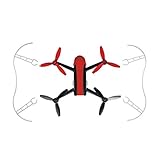 DZT1968 2pc Left &Right Side Quick-Release Propeller Guard Protector for Parrot Bebop 2.0 Props Bumper Easy Mount (White)