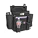 Versatile Car Front & Back Seat Storage Pouch Auto Organizer Bag Tote Passenger Seat Storage Caddy with 11 Pockets Holds Your Laptop, Books, Travel Accessories and More (Black)