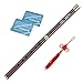 ammoon Black Bamboo Dizi Flute Traditional Handmade Chinese Musical Woodwind Instrument Key of C