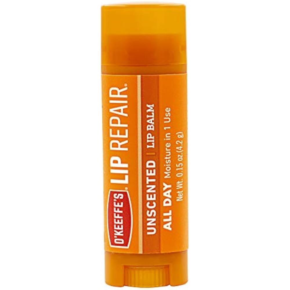 O'Keeffe's Lip Repair Balm For Dry, Cracked Lips, Stick (Pack Of 3 1