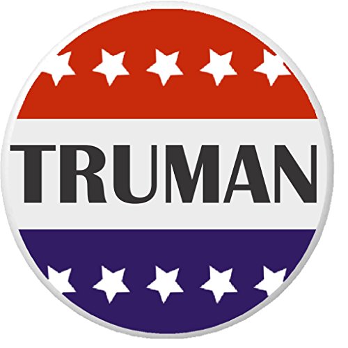 Truman Red White Blue Stars 1.25' Pinback Button Pin President Harry