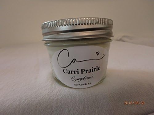 Gingerbread scented soy candles that are hand poured by me. Sweet, warm with a ginger kick, this combines warm vanilla and spices for a homemade, fresh from the oven gingerbread scent.