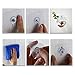 kathson Home Decoration Pot Wall Hanging Mount Bubble Aquarium Bowl Fish Tank Aquarium(White,7.6in H:3.6in) (White)