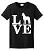 Barnyard Farm Animal, Love Horses Ladies T-Shirt