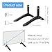 Loutytuo TV Stand Table Top Mount Legs Only for Mounting Hole Distance 20-55mm (Fit Most 32