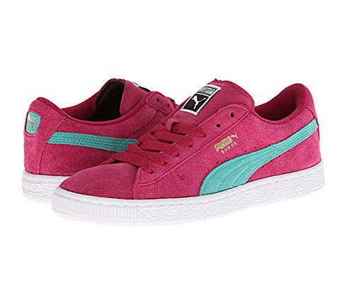 suede puma pool green