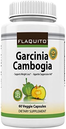 75% HCA EXTREME Garcinia Cambogia Pure Extract Highest Potency 60 Caps Fast Action Diet Pills 4 Pack Fat Burner, Carb Blocker + Appetite Suppressant for Weight Loss by Flaquito