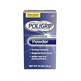PoliGrip Super Denture Adhesive Powder, Extra Strength, 1.6 oz (45 g)  One Bottle