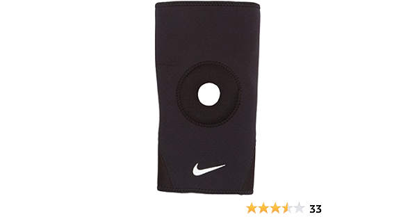 Amazon.com: Nike PRO Combat - Rodillera abierta 2.0 (pequeño, negro/blanco)  : Salud y Hogar