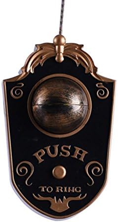 BESTOYARD Creepy Creative Unique Halloween Doorbell Light up Eyeball Doorbell Door Decorations Party Doorbell Prop for Haunted House