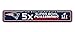 Fremont Die NFL New England Patriots Super Bowl 51 5X Champions Street Sign