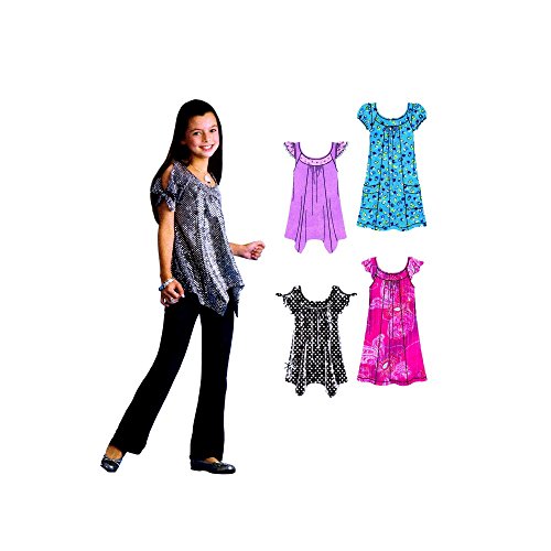 Simplicity 3514 Hannah Montana Girls Plus Mini Dress Tunic Sewing Pattern Size 8 - 10 - 12 - 14 - 16