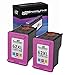 SPEEDYINKS Remanufactured Ink Cartridge Replacement for HP 62XL C2P07AN High Yield (Color, 2-pk) Compatible w 5540 5541 5542 5544 5545 5547 5548 5640 5642 5644 5646 5661 5663 5665 7640 8005 and More