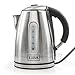 Stainless Steel Electric Kettle by LiBa – 1500-Watt Cordless Electric Kettle With Auto Shut Off, Boil Dry & Overheating Protection – Food Grade, Brushed Stainless Steel - 1.7 Liter Capacity