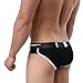 NEARTIME Men's Underwear, Mens Boxers Pouch Shorts Underpants Sleepwear (L, Black)