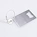 Aspire 12 PCS Beer Bottle Openers Stainless Steel Credit Card Size Cap Opener for Your Wallet-Silver-12 pcs