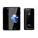 (2 pack) iPhone 7 Plus Back Screen Protector, Soft Nano Anti-Shock Full Coverage Anti-fingerprint Bubble-Free Ultra Thin Back Protector Rear Film for iphone 7 Plus (iphone 7 plus clear)