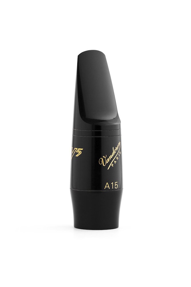 Vandoren SM411 V5 A15 Alto Saxophone Mouthpiece (Black Ebonite)