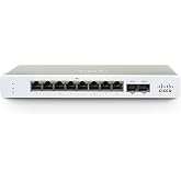 Meraki Cisco MS130-8 Cloud Managed Switch - 8X 1GbE, 2 SFP, Compact