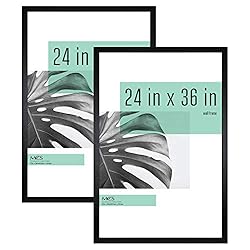 MCS Studio Gallery Frame, Black Woodgrain, 24 x 36