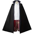 GWOKDAN Red Hair Shanks Cosplay Costume Anime Uniform Shirt Cloak Halloween Outfits Full Set for Men