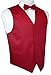 Italian Design, Men's Tuxedo Vest, Bow-Tie & Hankie Set in Red