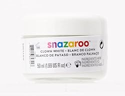 Snazaroo Face and Body Paint, Clown White, 50ml