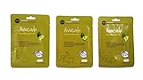 Celavi Essence Facial Mask Paper Sheet Korea Skin Care Moisturizing 24 Pack (Avocado)
