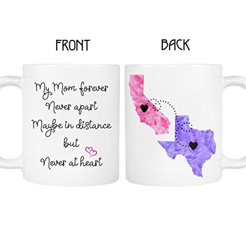 long distance state coffee mug