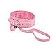 AKStore 7PCS Bed Sex Bondage System Set Bed Restraints Kit Leather Ankle Cuffs Set for Male Female Couple (Pink)