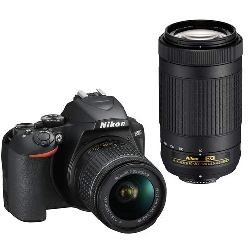 Nikon D3500 24.2MP DSLR Camera with AF-P 18-55mm VR Lens & 70-300mm Dual Zoom Lens Kit 1588 (Renewed) with 16GB Accessory Bundle - Image 8