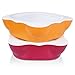 Home and Above Creative Multi Sectional Snack Serving Tray Set with Lid, BPA Free, Can Hold Dried Fruits, Nuts, Candies and More