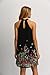 Floerns Women's Summer Floral Print Sleeveless Halter Neck Beach Party Dress