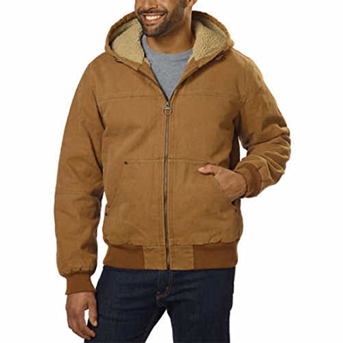 G.H. Bass & Co Men's Canvas Jacket (XLarge, Brown)