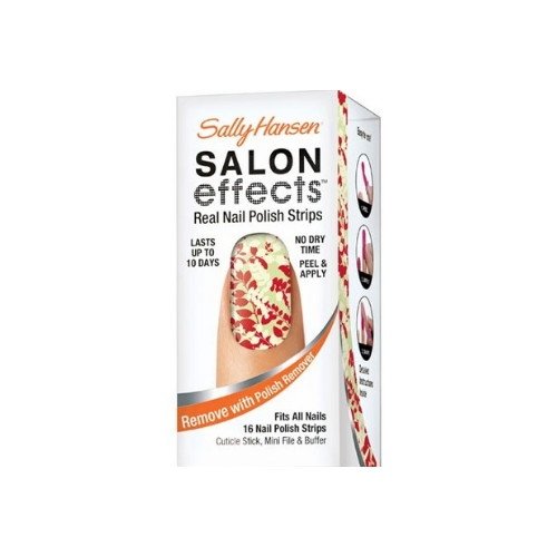 SALLY HANSEN Salon Effects Real Nail Polish Strips-SHSE530 Aflorable SALLY HANSEN Salon Effects Real Nail Polish Strips-SHSE530 Aflorable