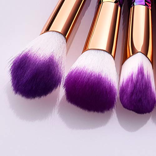 image for Seaintheson Makeup Brushes Sets, 7 Pcs Makeup Brushes with A Honeycomb