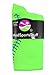 MadSportsStuff Softball Socks with Stitches Over The Calf (Neon Green/Electric Blue, Large)