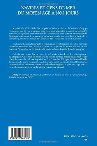 Navires Et Gens De Mer Du Moyen Age A Nos Jours French Edition