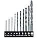 BLACK+DECKER Drill Bit Set, 10-Piece (15557) primary
