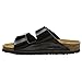 Birkenstock ARIZONA Ladies Dual Buckle Slip On Sandals Patent Black 39