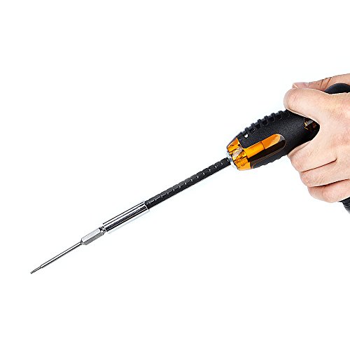 Tonsiki 13 Pieces Set Telescopic Ratcheting T Handle + 5 Inch Length Drill Bit Extension + 3 Inch Length Torx Security Head Screwdriver Drill Bit - Thumbnail 6