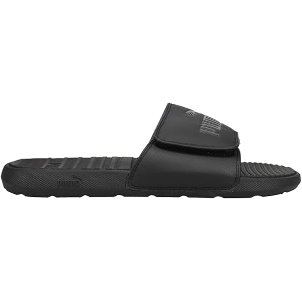 Amazon.com | PUMA Men's Cool Cat Hook & Loop Slide Sandal, Black